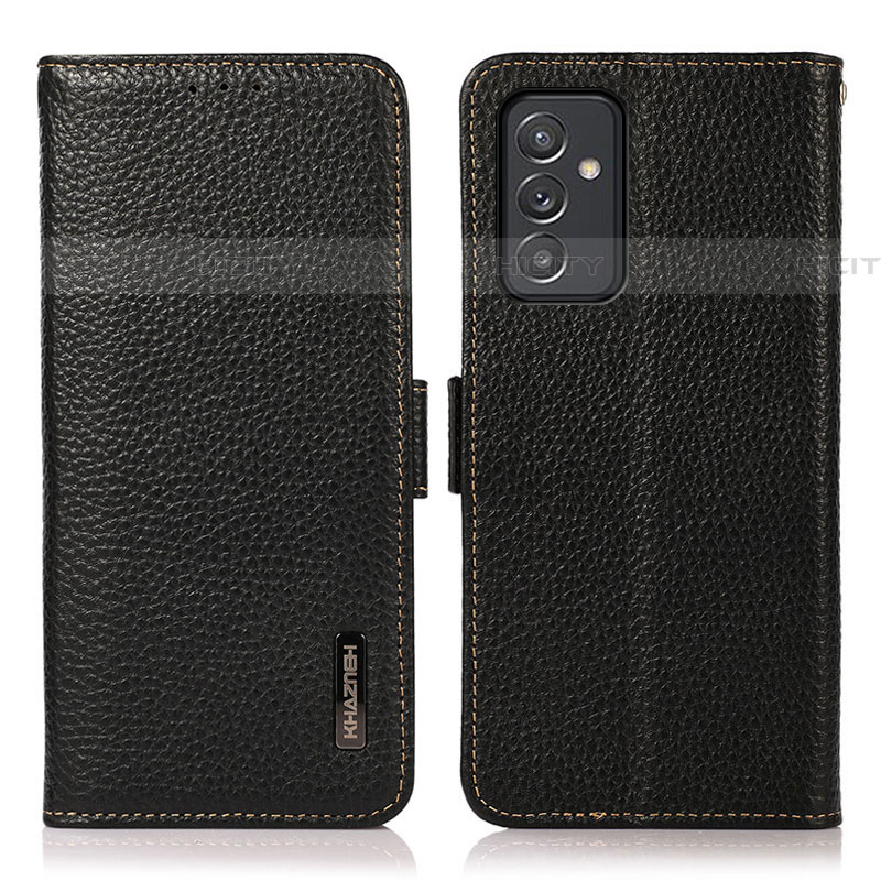 Funda de Cuero Cartera con Soporte Carcasa B03H para Samsung Galaxy A24 4G Negro