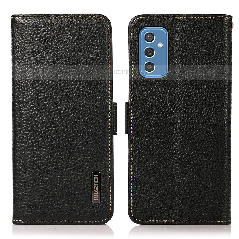 Funda de Cuero Cartera con Soporte Carcasa B03H para Samsung Galaxy M52 5G Negro