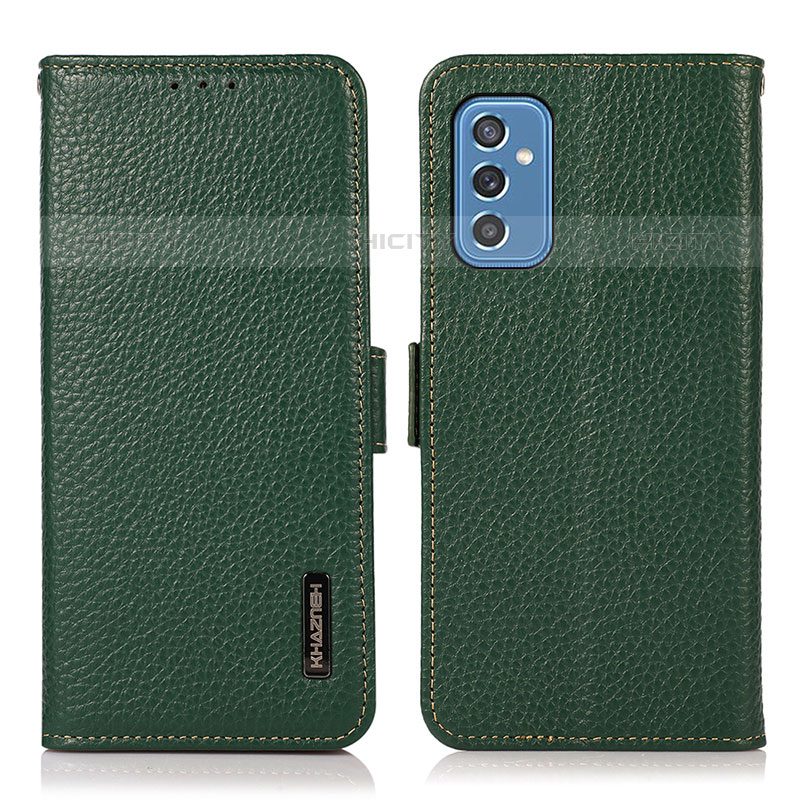 Funda de Cuero Cartera con Soporte Carcasa B03H para Samsung Galaxy M52 5G Verde