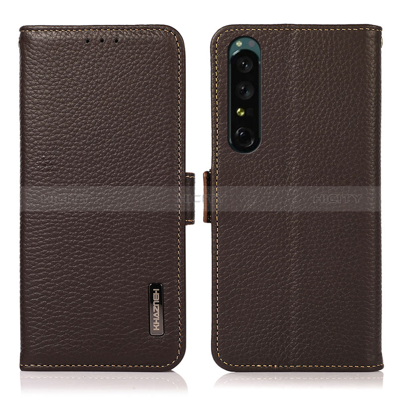 Funda de Cuero Cartera con Soporte Carcasa B03H para Sony Xperia 1 IV SO-51C