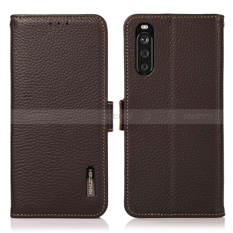 Funda de Cuero Cartera con Soporte Carcasa B03H para Sony Xperia 10 III