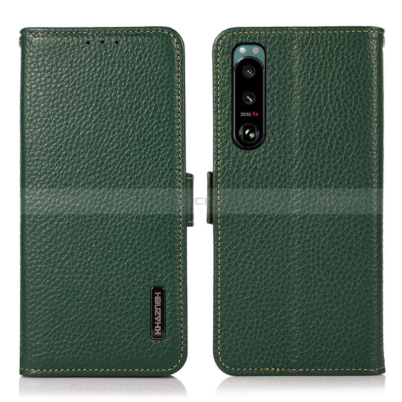 Funda de Cuero Cartera con Soporte Carcasa B03H para Sony Xperia 5 III