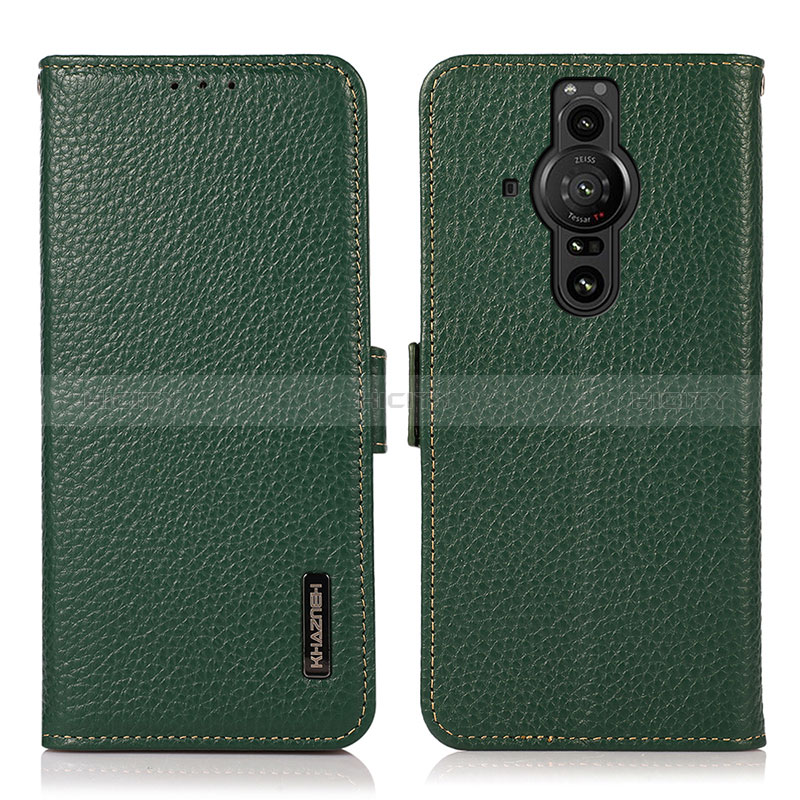 Funda de Cuero Cartera con Soporte Carcasa B03H para Sony Xperia PRO-I