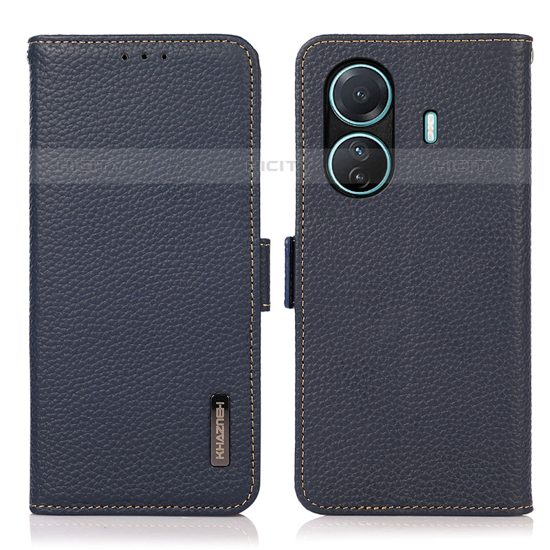 Funda de Cuero Cartera con Soporte Carcasa B03H para Vivo T1 Pro 5G