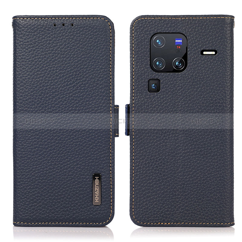 Funda de Cuero Cartera con Soporte Carcasa B03H para Vivo X80 Pro 5G