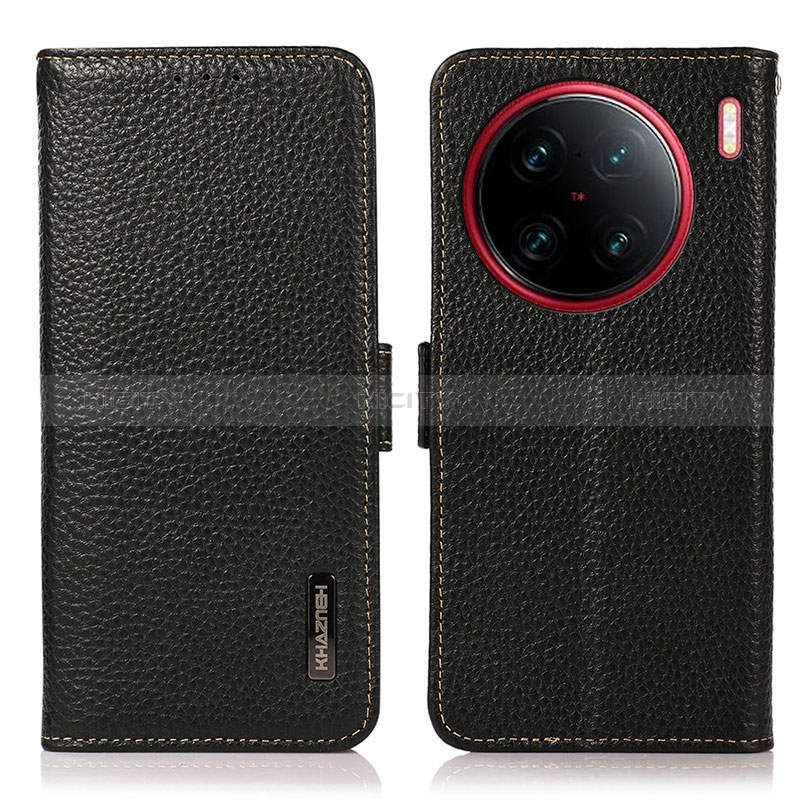 Funda de Cuero Cartera con Soporte Carcasa B03H para Vivo X90 Pro+ Plus 5G