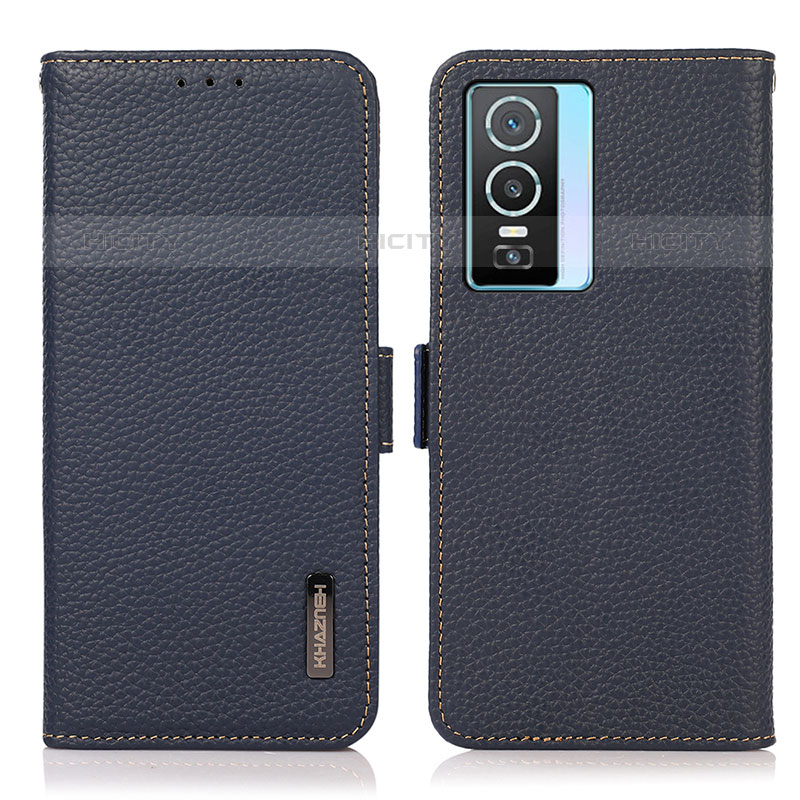 Funda de Cuero Cartera con Soporte Carcasa B03H para Vivo Y74s 5G