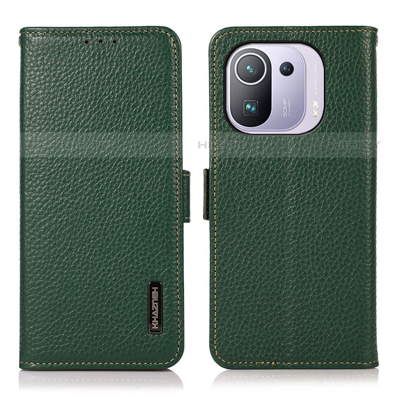 Funda de Cuero Cartera con Soporte Carcasa B03H para Xiaomi Mi 11 Pro 5G