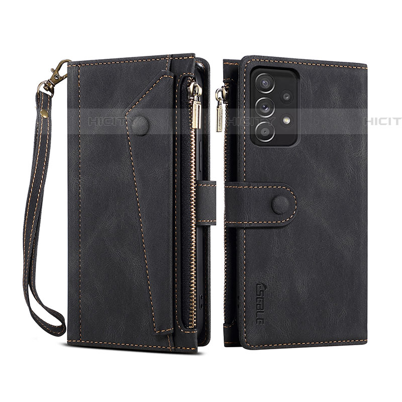 Funda de Cuero Cartera con Soporte Carcasa B03S para Samsung Galaxy A72 5G