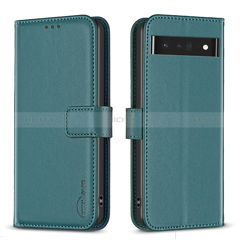 Funda de Cuero Cartera con Soporte Carcasa B04F para Google Pixel 7 Pro 5G