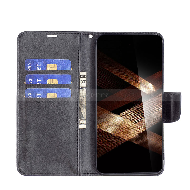 Funda de Cuero Cartera con Soporte Carcasa B04F para Huawei Honor X7a