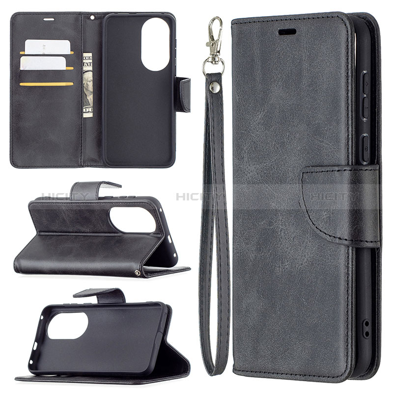 Funda de Cuero Cartera con Soporte Carcasa B04F para Huawei P50 Pro