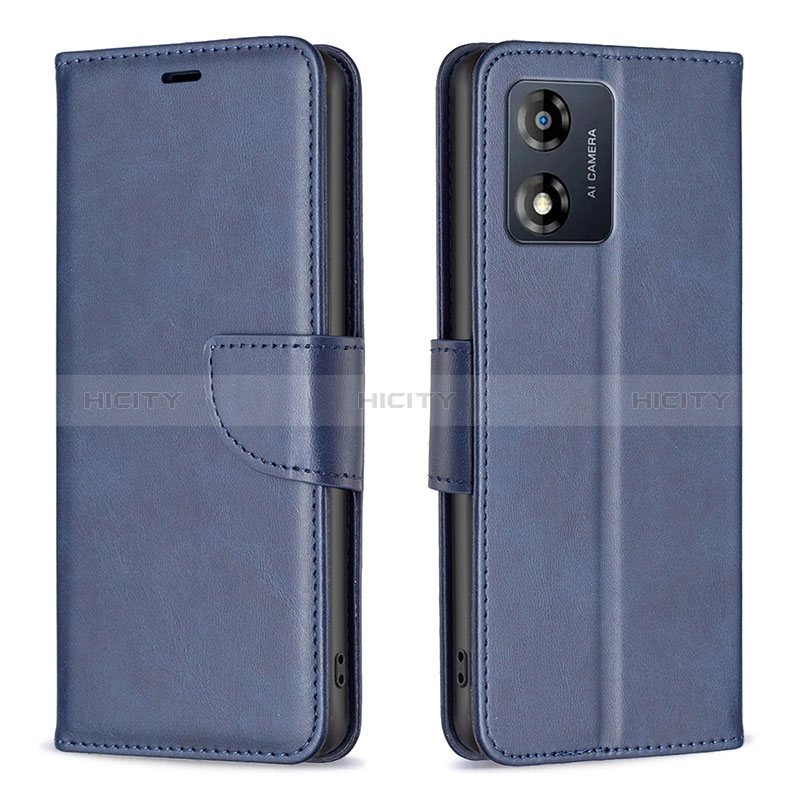 Funda de Cuero Cartera con Soporte Carcasa B04F para Motorola Moto E13