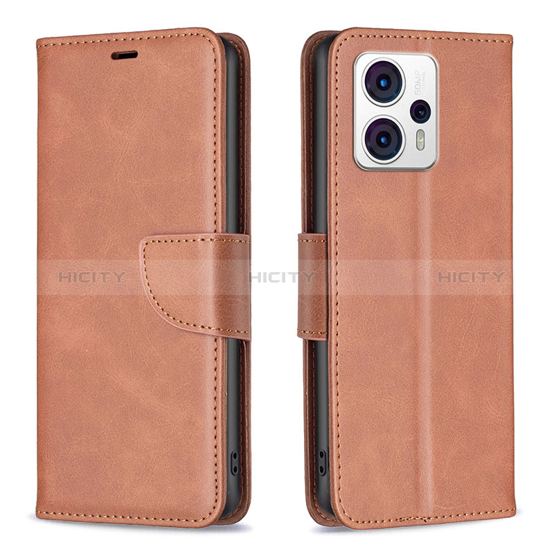 Funda de Cuero Cartera con Soporte Carcasa B04F para Motorola Moto G13