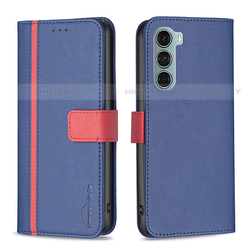 Funda de Cuero Cartera con Soporte Carcasa B04F para Motorola Moto G200 5G