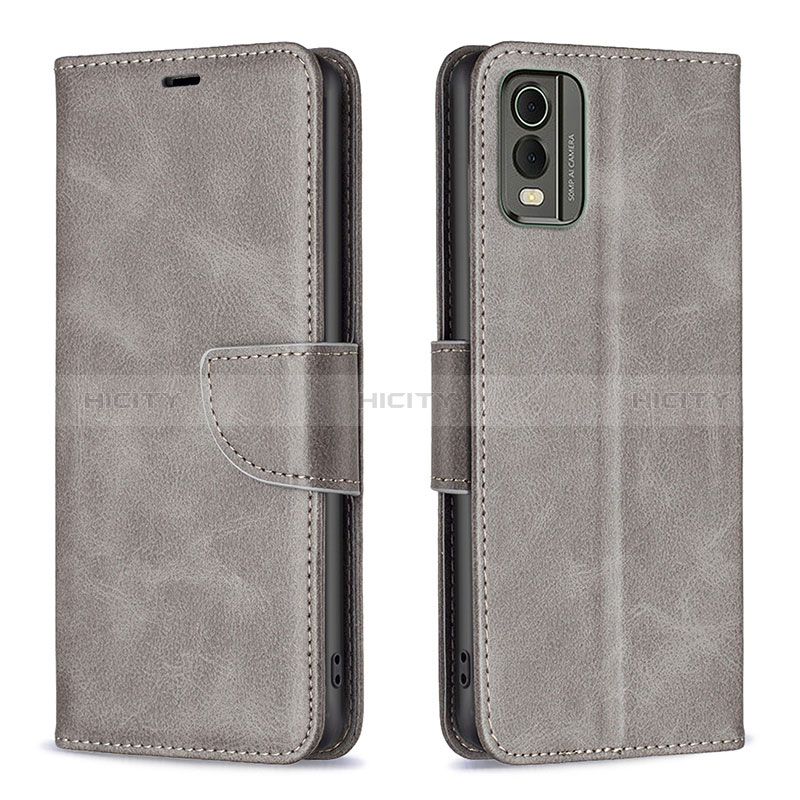 Funda de Cuero Cartera con Soporte Carcasa B04F para Nokia C210