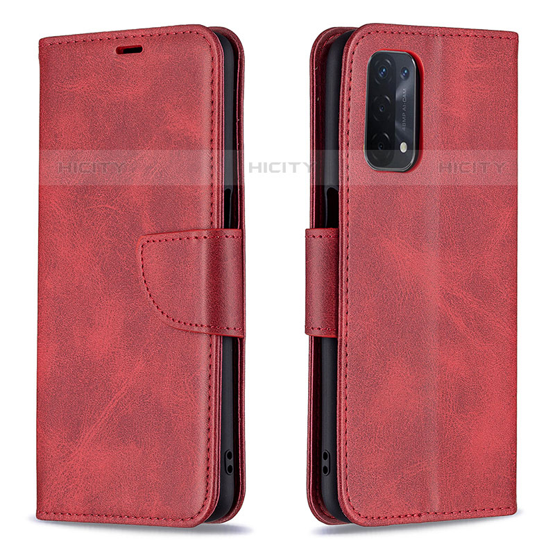 Funda de Cuero Cartera con Soporte Carcasa B04F para OnePlus Nord N200 5G