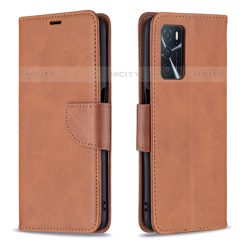 Funda de Cuero Cartera con Soporte Carcasa B04F para Oppo A16s