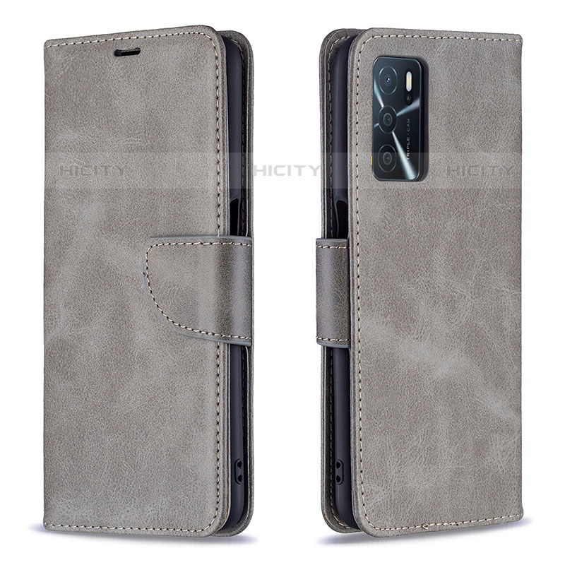 Funda de Cuero Cartera con Soporte Carcasa B04F para Oppo A16s