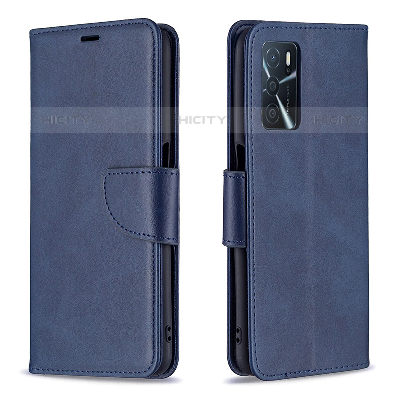 Funda de Cuero Cartera con Soporte Carcasa B04F para Oppo A16s