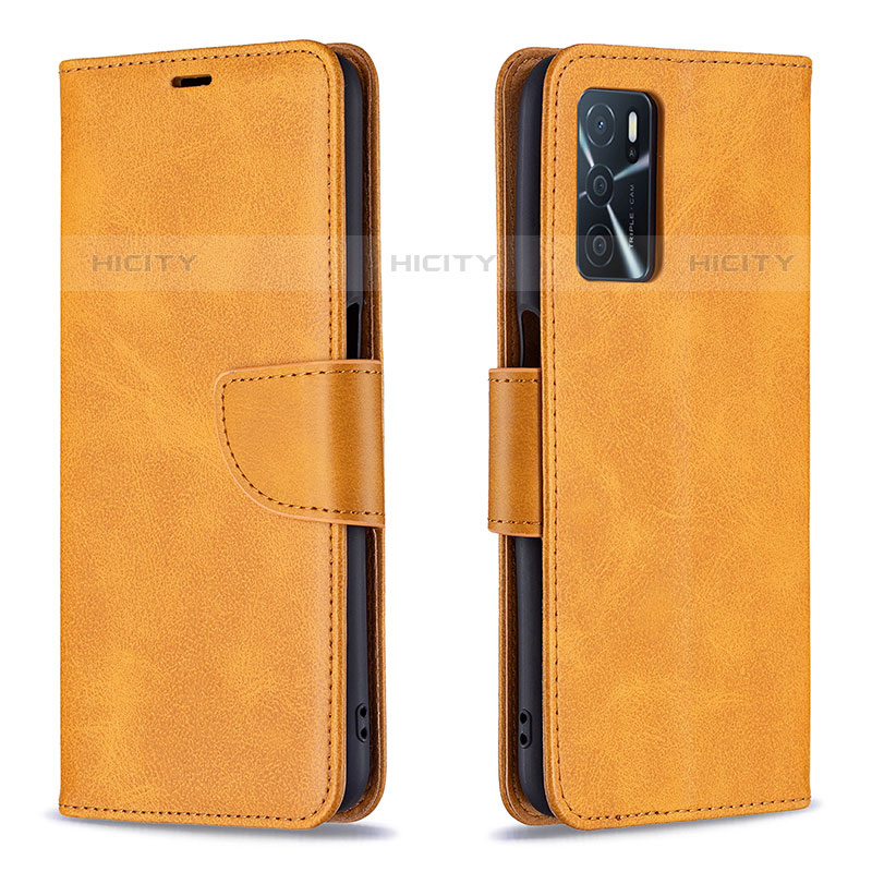 Funda de Cuero Cartera con Soporte Carcasa B04F para Oppo A16s