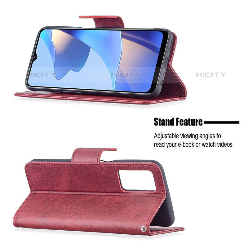 Funda de Cuero Cartera con Soporte Carcasa B04F para Oppo A16s