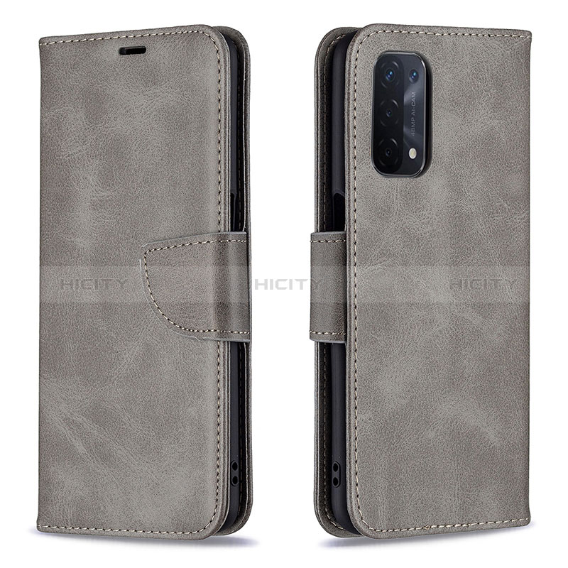 Funda de Cuero Cartera con Soporte Carcasa B04F para Oppo A54 5G