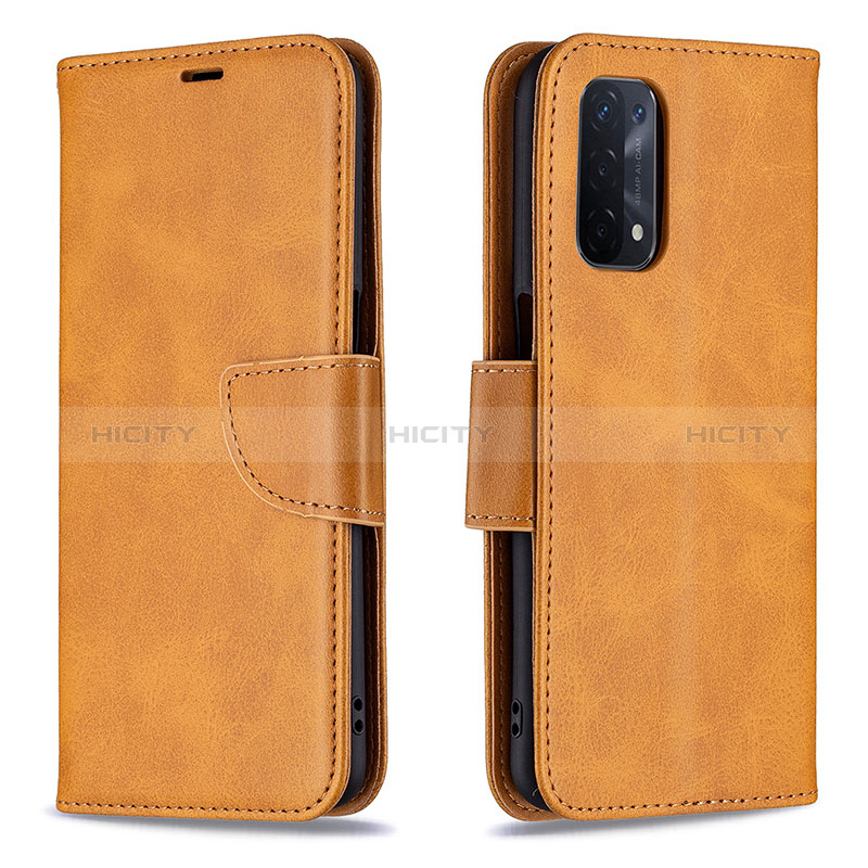 Funda de Cuero Cartera con Soporte Carcasa B04F para Oppo A54 5G