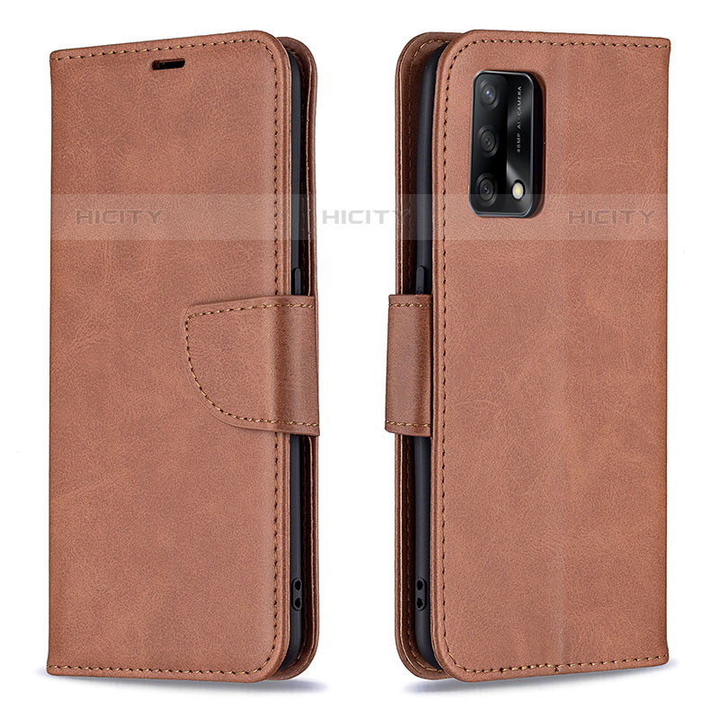 Funda de Cuero Cartera con Soporte Carcasa B04F para Oppo A74 4G