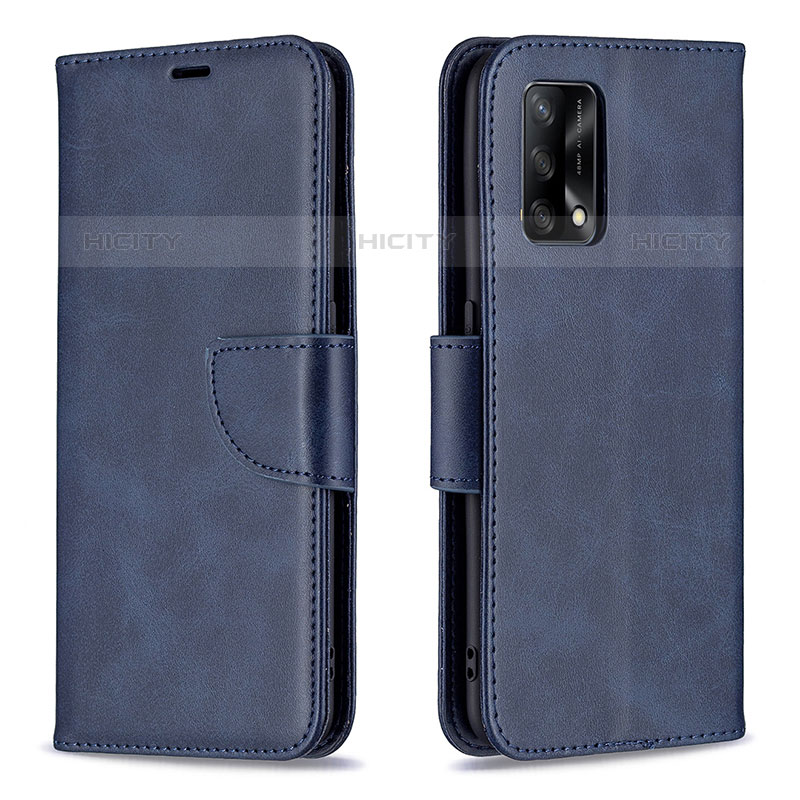 Funda de Cuero Cartera con Soporte Carcasa B04F para Oppo A74 4G