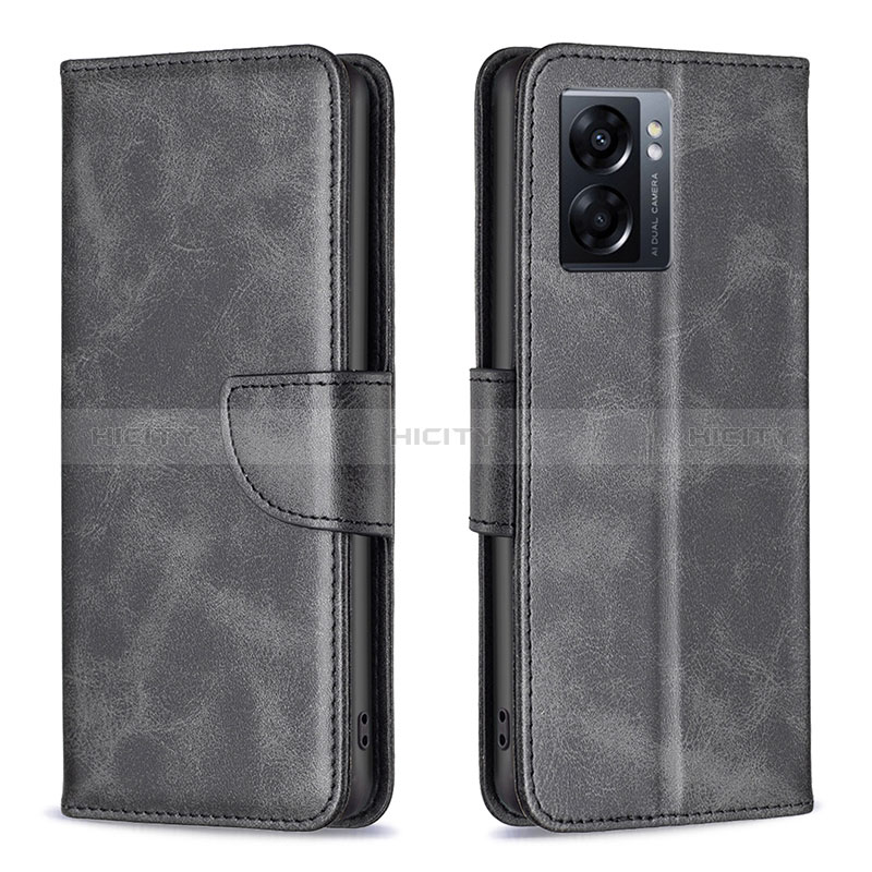 Funda de Cuero Cartera con Soporte Carcasa B04F para Oppo A77 5G