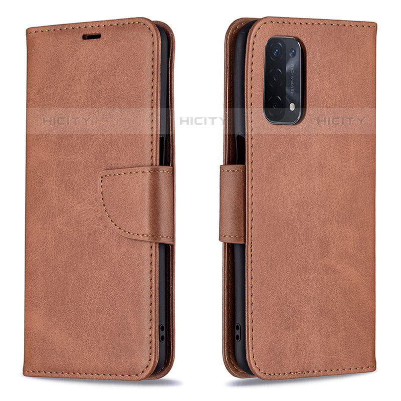 Funda de Cuero Cartera con Soporte Carcasa B04F para Oppo A93 5G