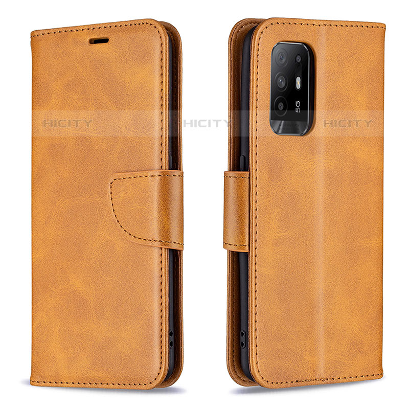 Funda de Cuero Cartera con Soporte Carcasa B04F para Oppo A95 5G