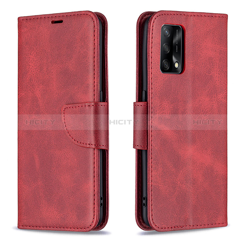 Funda de Cuero Cartera con Soporte Carcasa B04F para Oppo F19