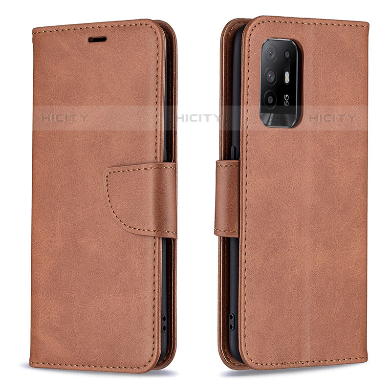 Funda de Cuero Cartera con Soporte Carcasa B04F para Oppo F19 Pro+ Plus 5G