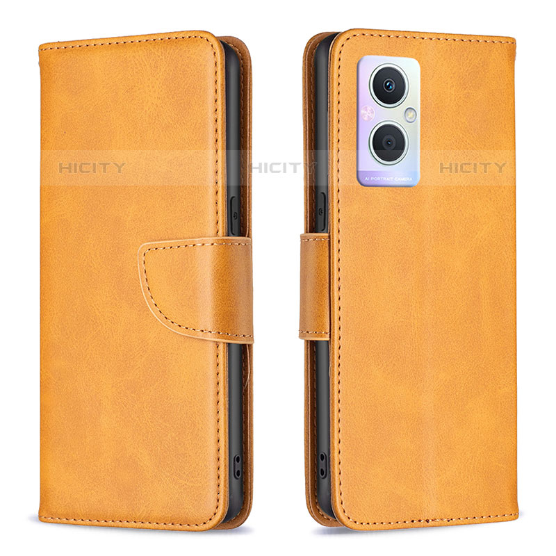 Funda de Cuero Cartera con Soporte Carcasa B04F para Oppo F21 Pro 5G