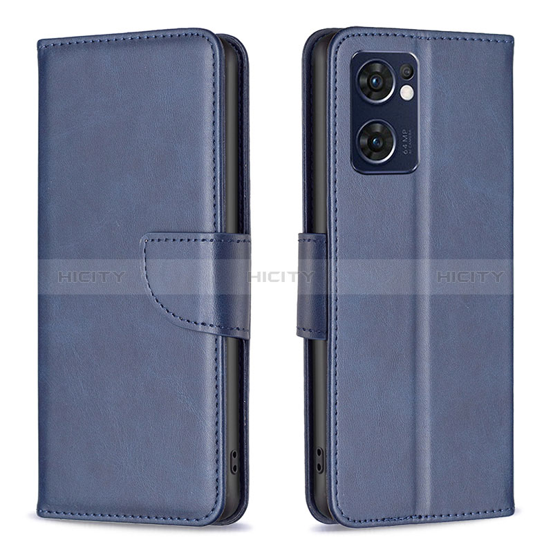 Funda de Cuero Cartera con Soporte Carcasa B04F para Oppo Find X5 Lite 5G