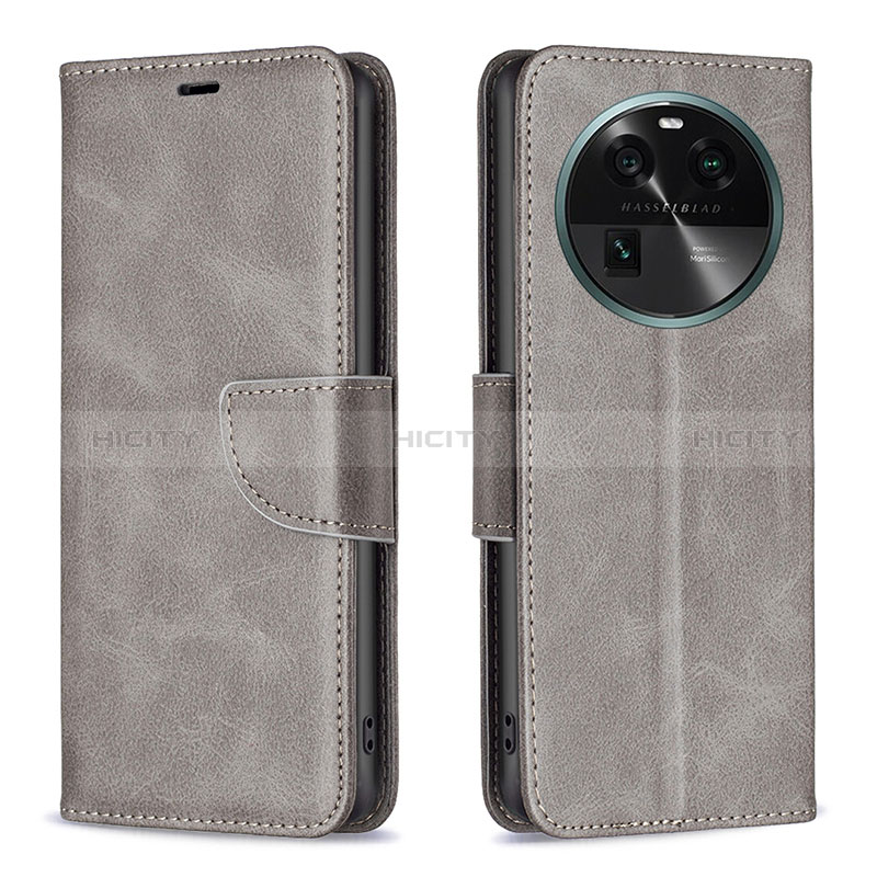 Funda de Cuero Cartera con Soporte Carcasa B04F para Oppo Find X6 5G