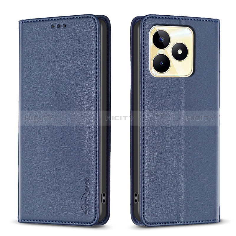 Funda de Cuero Cartera con Soporte Carcasa B04F para Realme C51