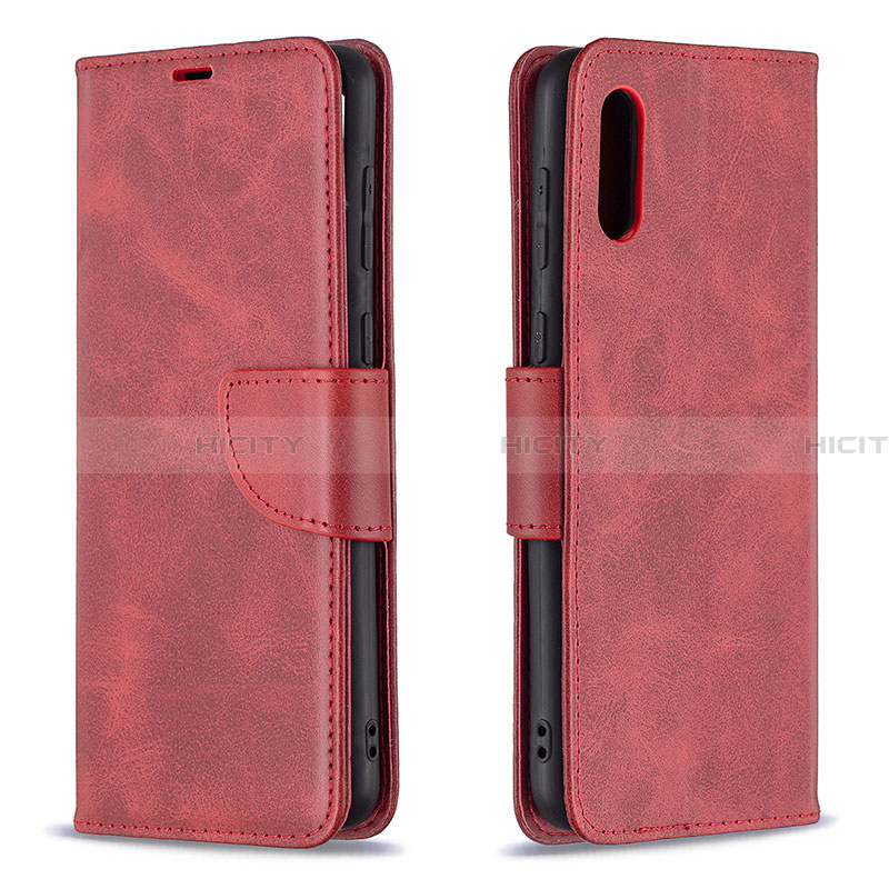 Funda de Cuero Cartera con Soporte Carcasa B04F para Samsung Galaxy A02