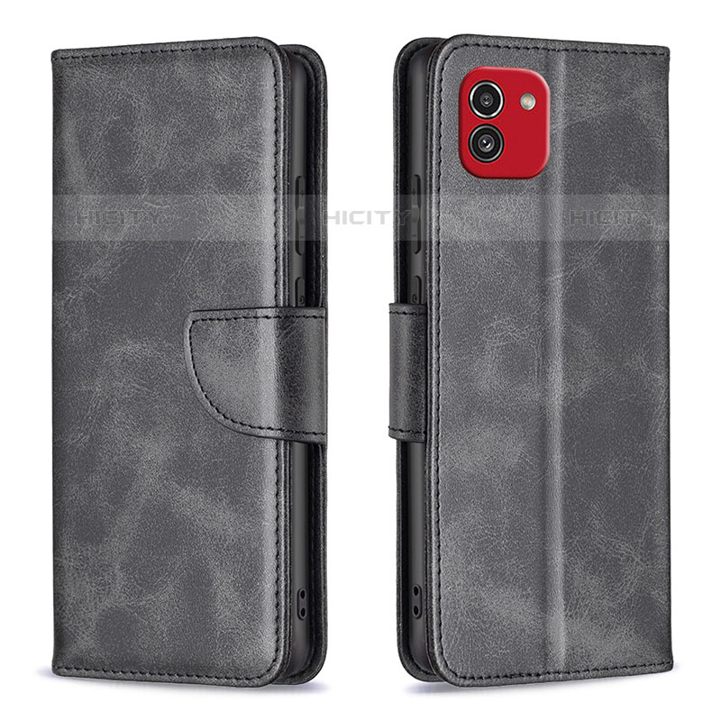 Funda de Cuero Cartera con Soporte Carcasa B04F para Samsung Galaxy A03