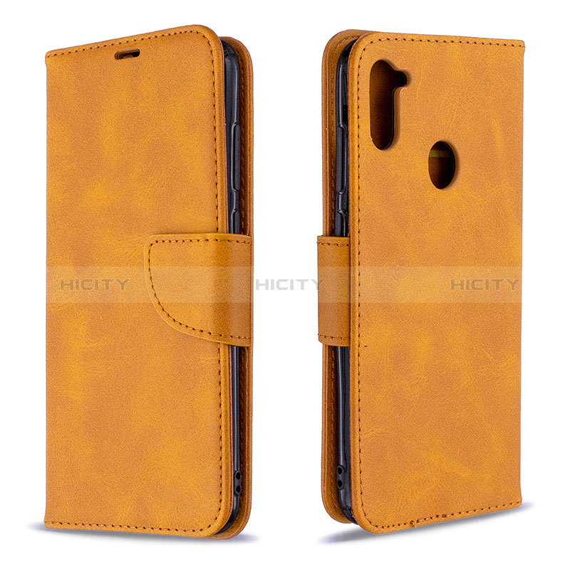 Funda de Cuero Cartera con Soporte Carcasa B04F para Samsung Galaxy A11