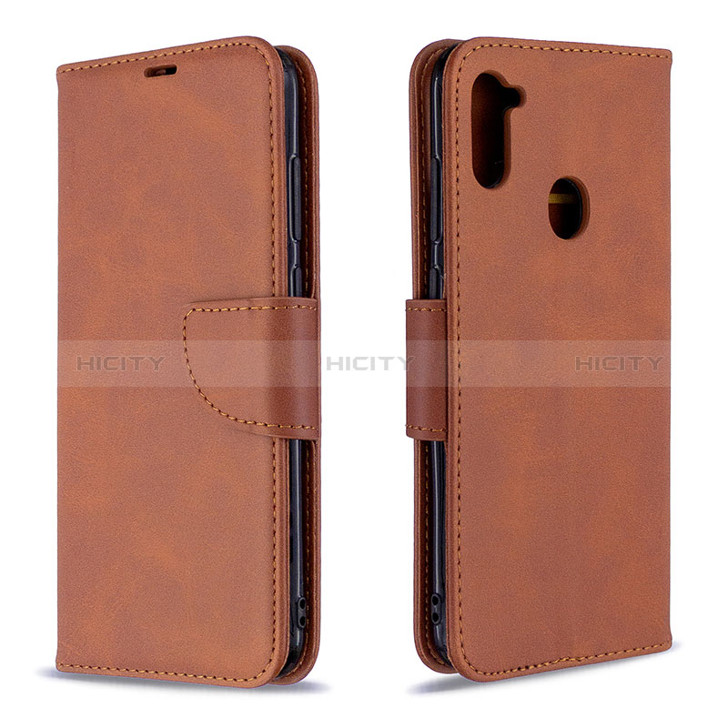 Funda de Cuero Cartera con Soporte Carcasa B04F para Samsung Galaxy A11