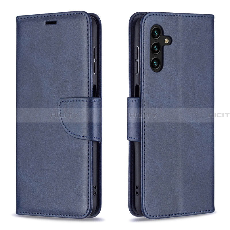 Funda de Cuero Cartera con Soporte Carcasa B04F para Samsung Galaxy A13 5G Azul