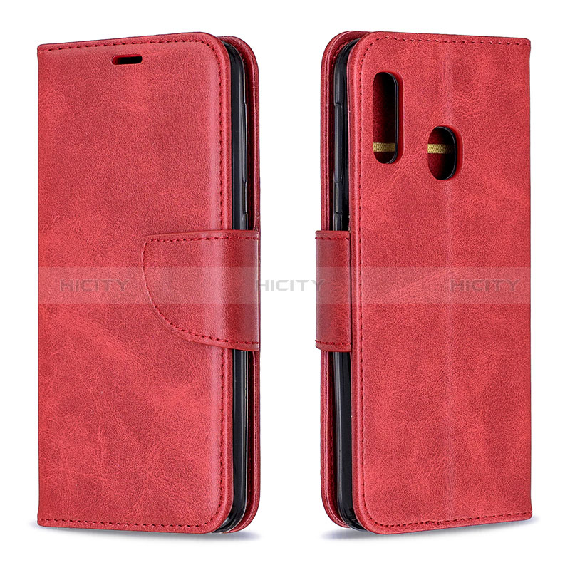 Funda de Cuero Cartera con Soporte Carcasa B04F para Samsung Galaxy A20e