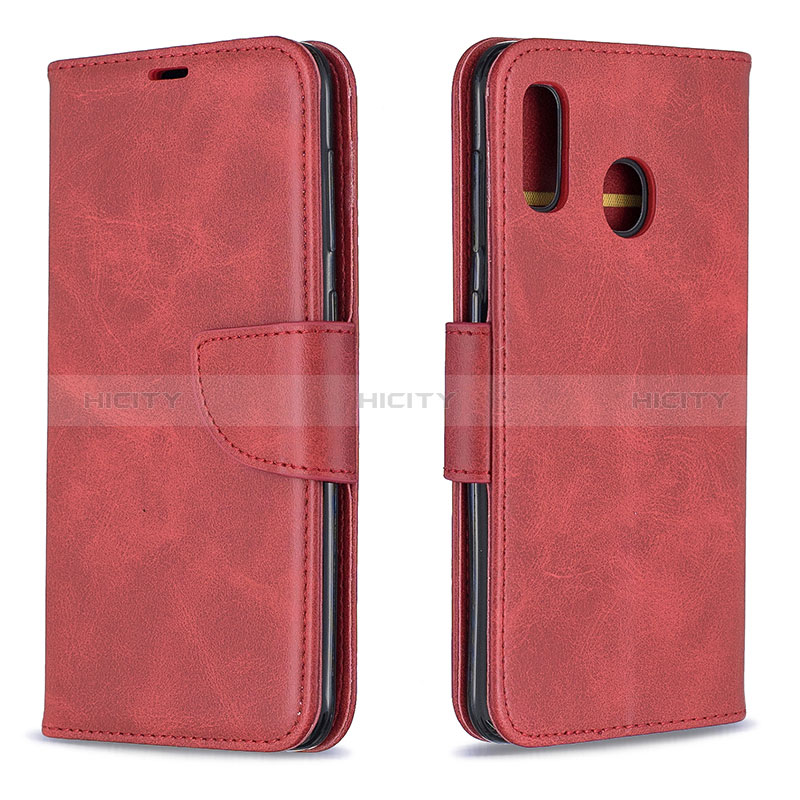 Funda de Cuero Cartera con Soporte Carcasa B04F para Samsung Galaxy A30