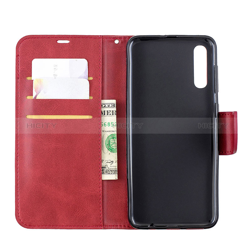 Funda de Cuero Cartera con Soporte Carcasa B04F para Samsung Galaxy A30S