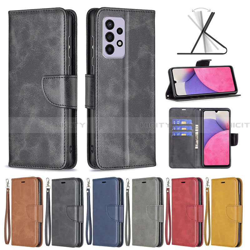 Funda de Cuero Cartera con Soporte Carcasa B04F para Samsung Galaxy A33 5G