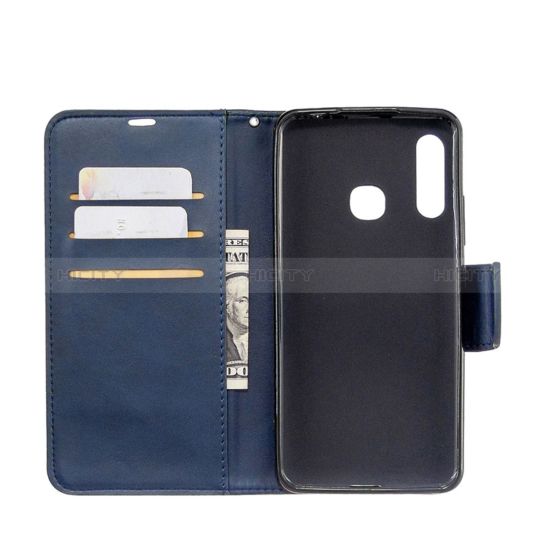 Funda de Cuero Cartera con Soporte Carcasa B04F para Samsung Galaxy A70E