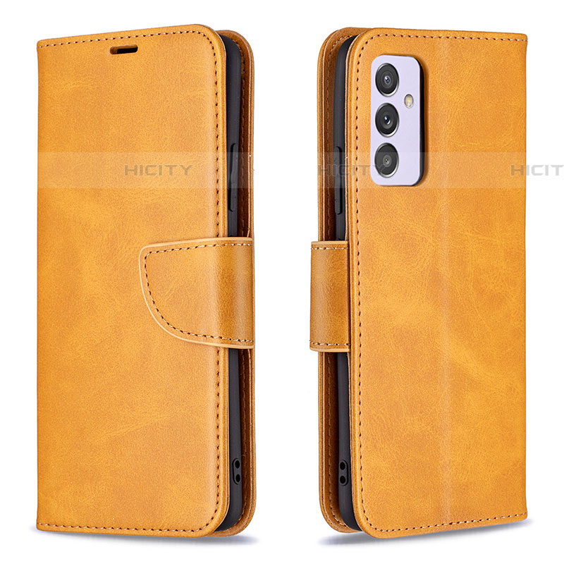 Funda de Cuero Cartera con Soporte Carcasa B04F para Samsung Galaxy F54 5G Marron Claro